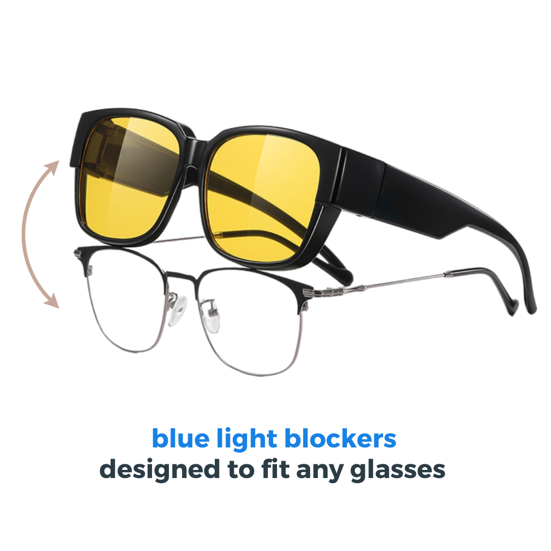 SnapShades® Fit Over Blue Light Blockers