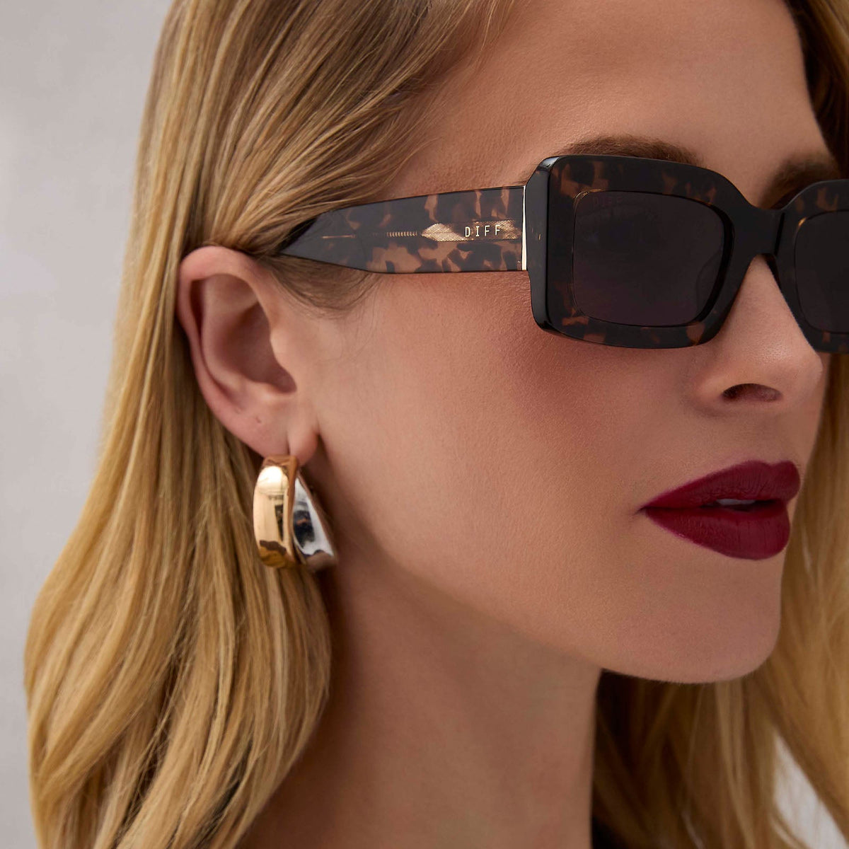 INDY - ESPRESSO TORTOISE + GREY SUNGLASSES