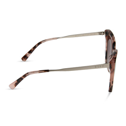 BECKY II - HIMALAYAN TORTOISE + TAUPE MIRROR + POLARIZED SUNGLASSES