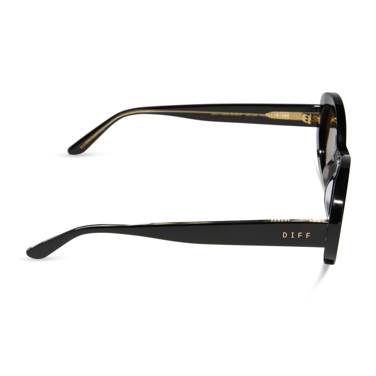 LAINEY - BLACK + BROWN + POLARIZED SUNGLASSES