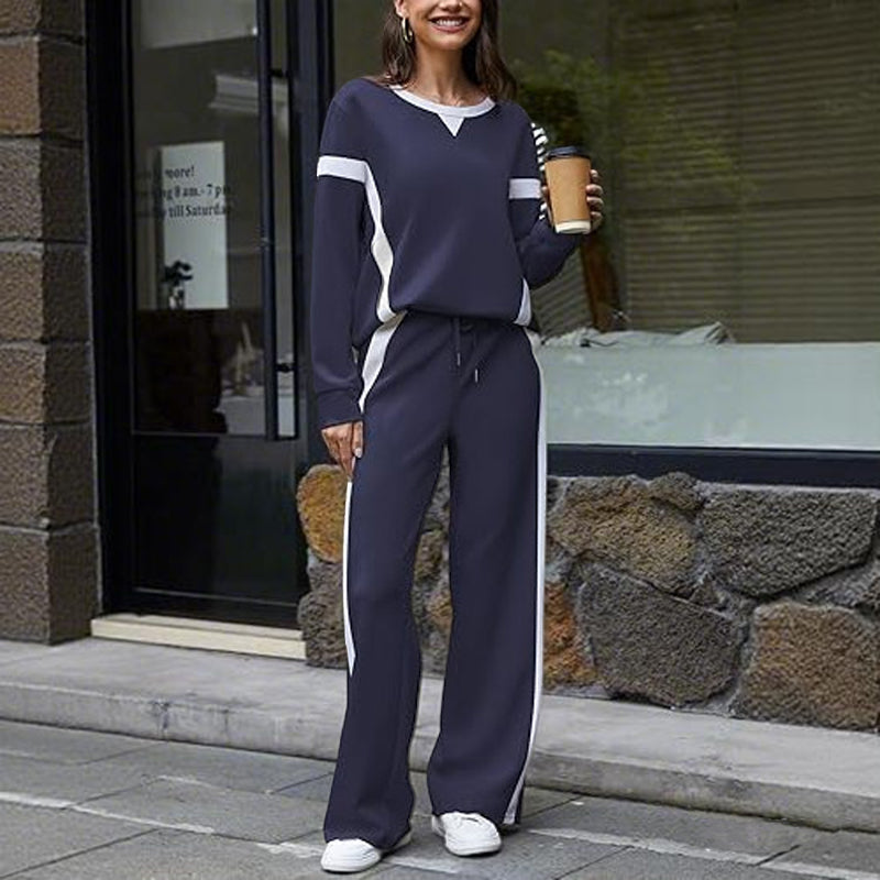 ✨ Women’s Casual Relaxed Fit Top & Pants 2-Piece Set