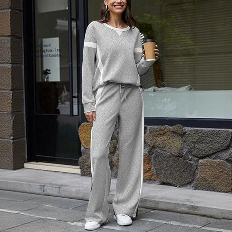 ✨ Women’s Casual Relaxed Fit Top & Pants 2-Piece Set