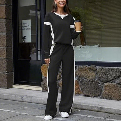 ✨ Women’s Casual Relaxed Fit Top & Pants 2-Piece Set