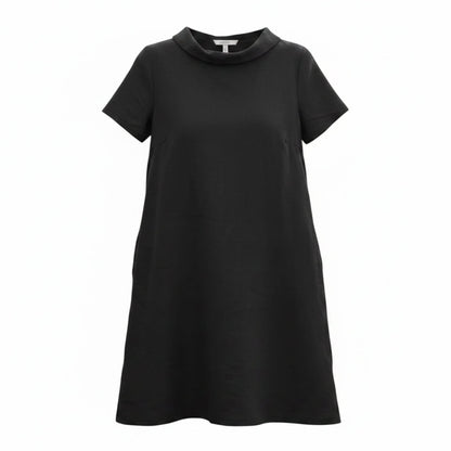 STORY — Soft Linen Short-Sleeve Dress